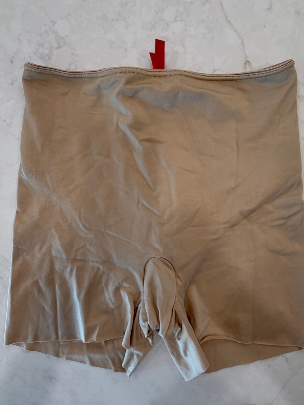 SPANX High-Rise Seamless Shaping Shorts - Beige